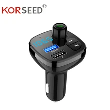 KORSEED FM-передатчик Модулятор 3.1A Dual USB зарядное устройство Bluetooth Car Kit Аудио Музыка MP3-плеер Мобильный телефон Беспроводная автомобильная гарни...