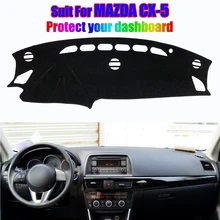 Easysee коврик на приборную панель dashmatt Dash коврик солнцезащитный тент приборная панель покрытие ковер для MAZDA CX-5 пыленепроницаемый