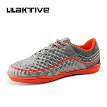 Профессиональные детские футбольные бутсы для мальчиков, дышащие кроссовки для мальчиков, футбольная обувь на липучке, детская спортивная обувь