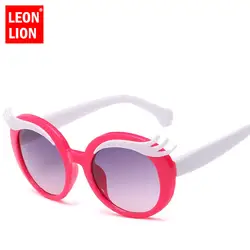 LeonLion Мода 2018 г. солнцезащитные очки с героями мультфильмов детей путешествия открытый покупки силикагель очки карамельный цвет очки Oculos De