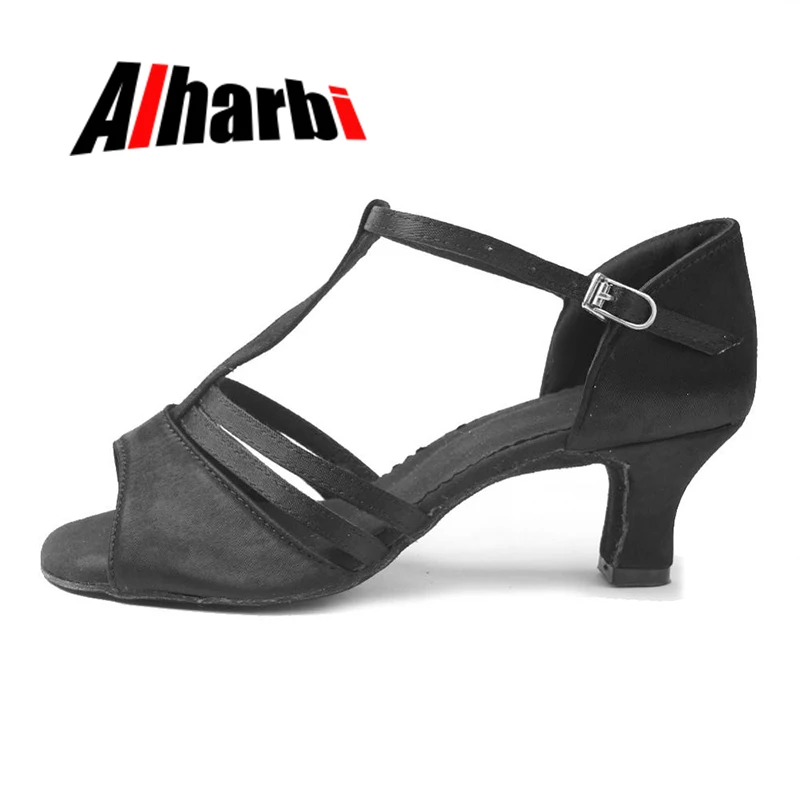 Alharbi 5 см/7 см каблук для женщин танцевальная обувь для танго туфли для латинских танцев подходит для женщин, девушек и девочек