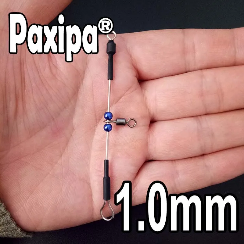 6 шт. рыболовный разъем Urfe Para Temporales Enganches Rapidos Para la Pesca Kolay Atma Aparati - Цвет: 1.0mm blue