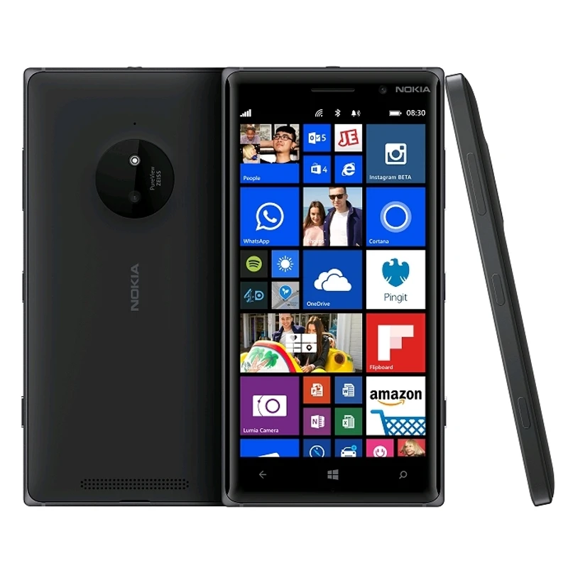 Разблокированный Мобильный телефон Nokia Lumia 830 5," сенсорный экран 16 Гб rom четырехъядерный 10MP wifi gps сотовый телефон