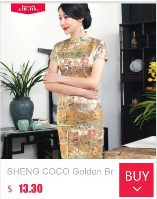 SHENG COCO китайский черный бархат Cheongsam платья улучшение длинный Шанхай женщина банкет вечернее платье Золотая нить Qipao XL 4XL