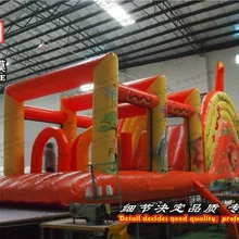 Safari слайд надувные дешевые детские надувные препятствий
