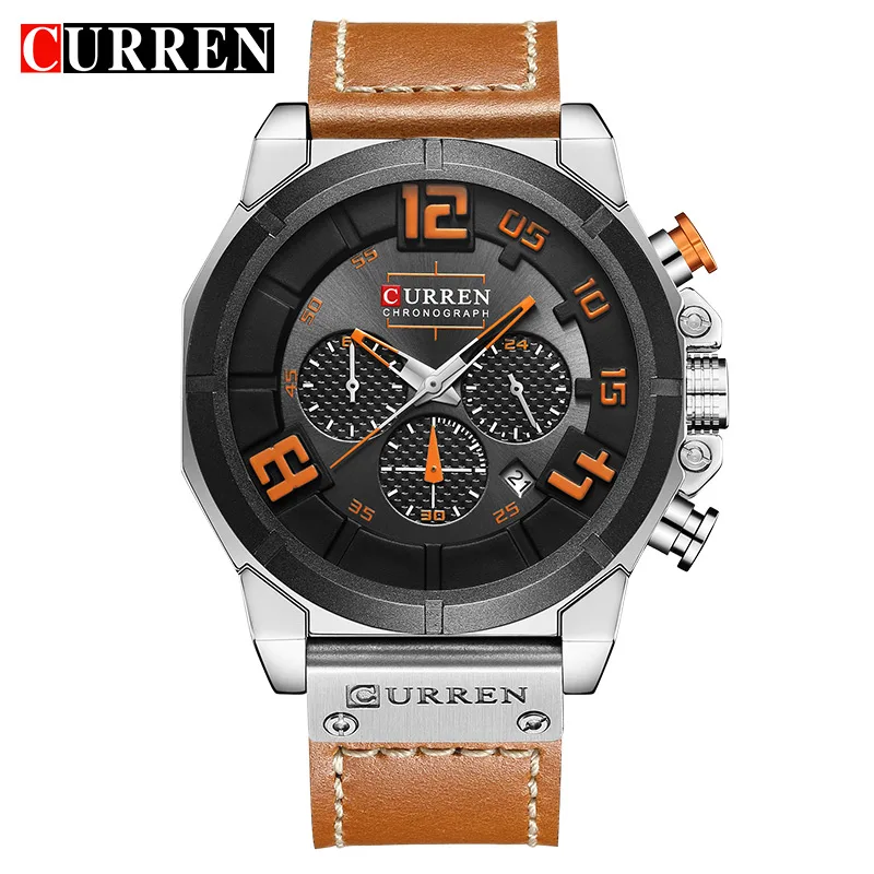

Curren 8287 Chronograph Watches Mens Quartz Watch Men Luxury Brand Fashion Watch Orologio Uomo Hodinky Relogio Masculino