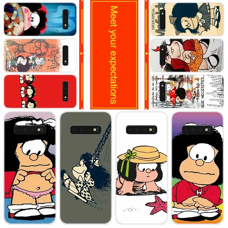 Телефон для samsung Galaxy S10 E S9 S8 Plus S7 s6 Edge s10 plus s5 Note 10 9 8 чехол love Mafalda