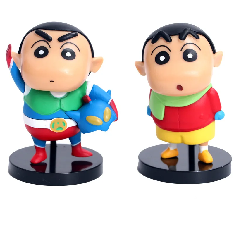 4 шт./компл. ПВХ игрушечные фигурки Crayon Shinchan милые Shin Chan модели мультяшных аниме