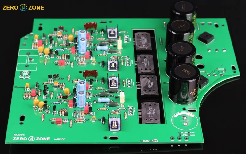 GZLOZONE собранный черный ящик клон Naim NAP200 Плата усилителя DIY усилитель мощности 75 Вт+ 75 Вт