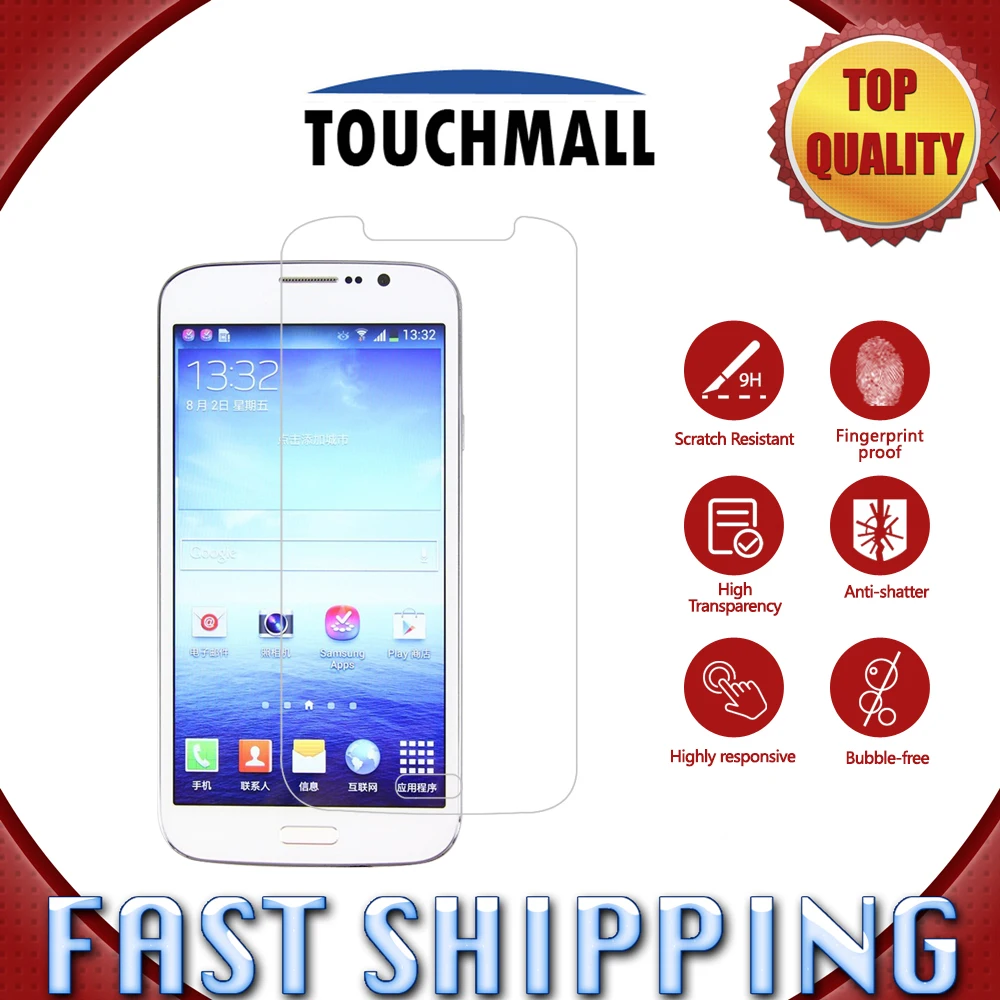 

Tempered Glass For Samsung Galaxy Mega 5.8 i9152 i9150 i9158 Screen Protective Film Scratch Proof Ultra Clear