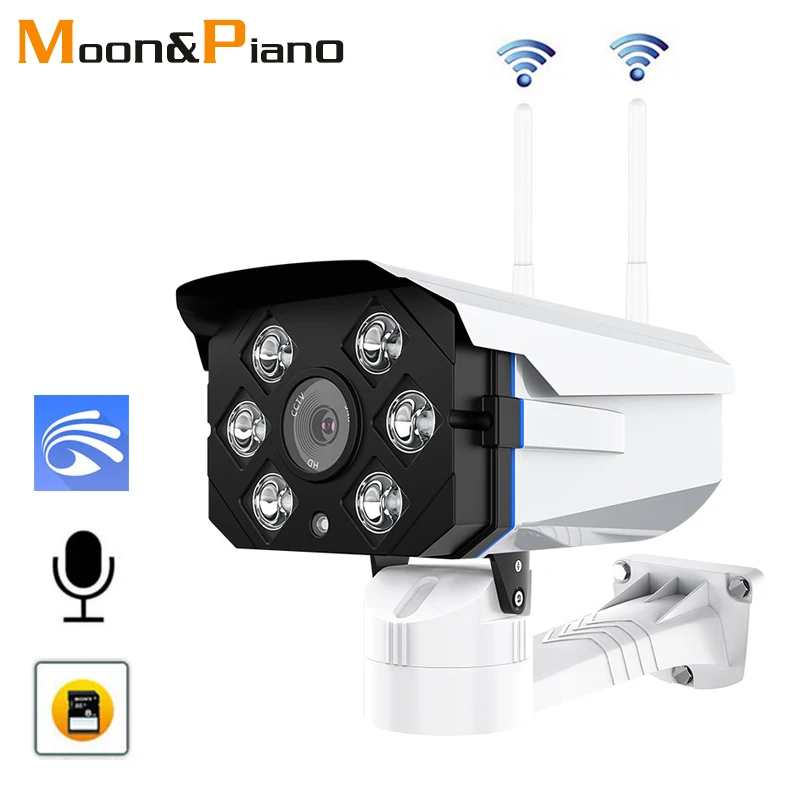 Yoosee Surveillance 1080P Smartphone Remote Wifi Audio Sound SD Non-rotatable Security Wireless Camera 32GB Night Vision Video