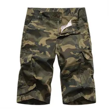 Камуфляж свободные мужские шорты Карго прохладное лето военная Униформа Camo хлопок Мужские шорты брюки карго шорты для женщин для мужчин короткие hombre