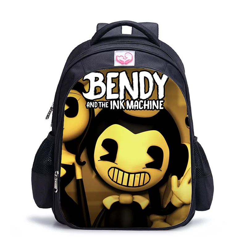 

2019 New Style Children Backpack Bendy and the Ink Machine Backpack School Bags for Boys and Girl Schoolbag Mochila Infantil
