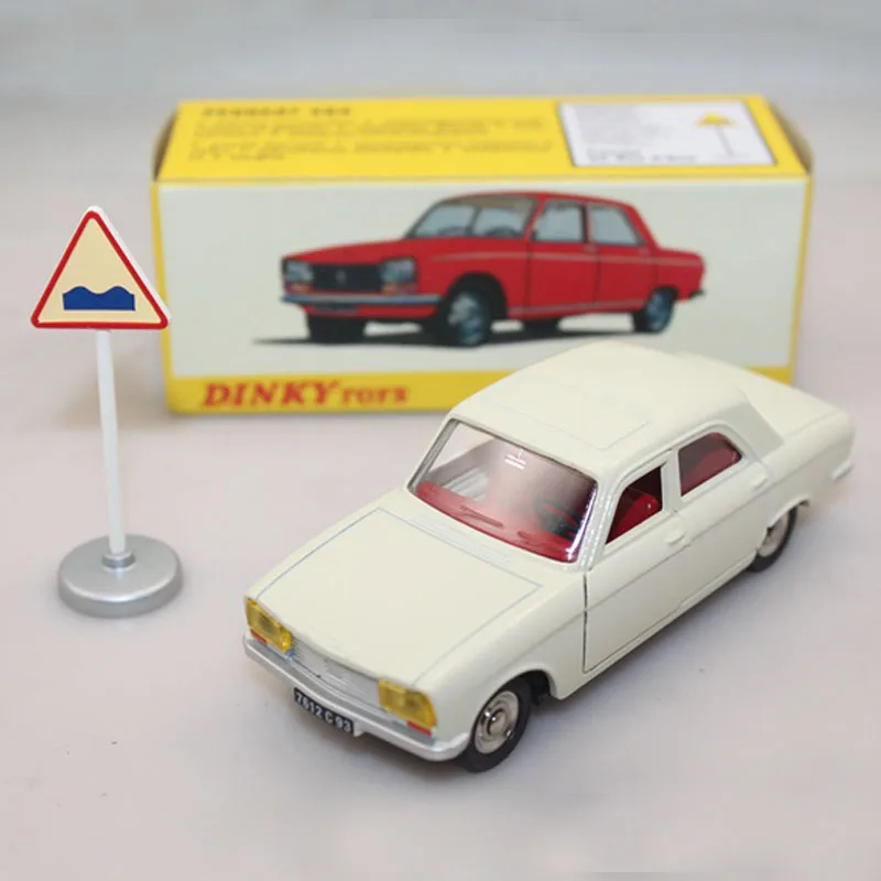 Atlas 1//43 Dinky Toys 1428 PEUGEOT 304 white Diecast Models Limited Edition