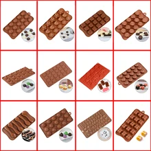 SILIKOLOVE Schokolade Formen Kuchen Dekorieren Werkzeuge 3D Candy Gummy Silikon Form Dessert Form DIY Backen Cookie Tray Für Kuchen Handwerk
