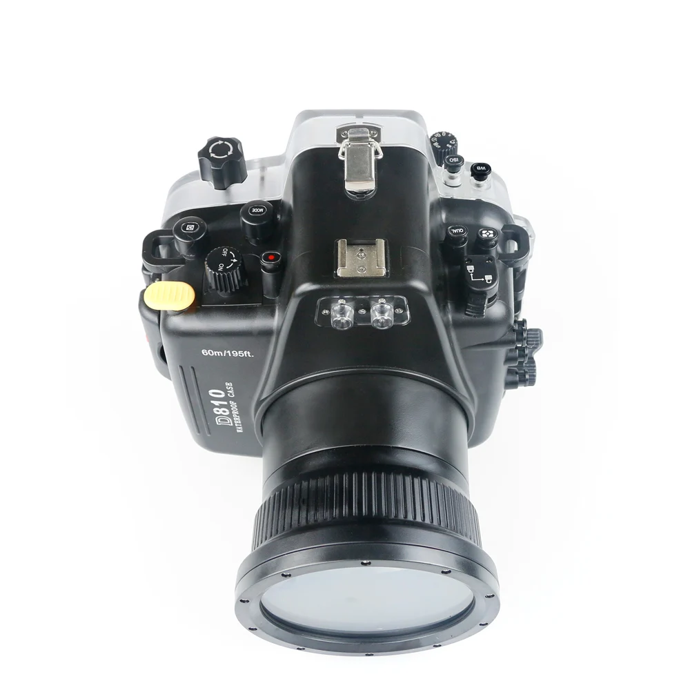 Underwater 60m Photograph for Nikon D810 105mm Camera Housing Waterproof Case Professional Diving Shooting Protective Cover Bag