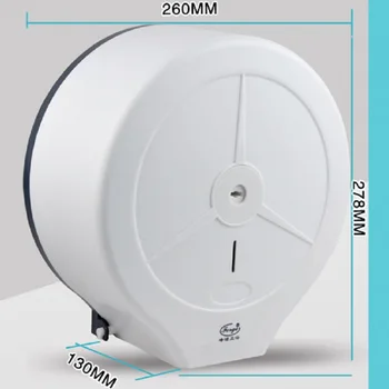 

Modern Plastic Toilet Paper Holder Wall Mounted Circle Bathroom Paper Box Hotel Paper Tissue Box Bathroom Accessories Wholesale