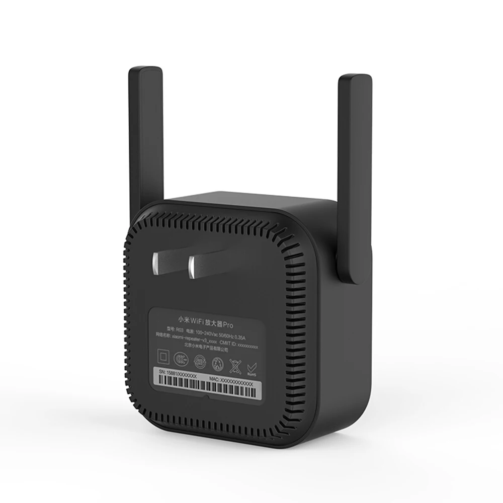 Xiaomi WiFi усилитель WiFi повторитель Pro 300M расширитель 2,4G Wifi усилитель сигнала Roteador Wifi маршрутизатор Amplificador управление приложением