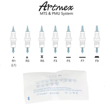 10 шт. Artmex V3 V6 V8 V9 V11 A3 иглы картриджи R1 R3 R5 F3 F5 F7 F9 пму полу Перманентный макияж тату машина запасные части