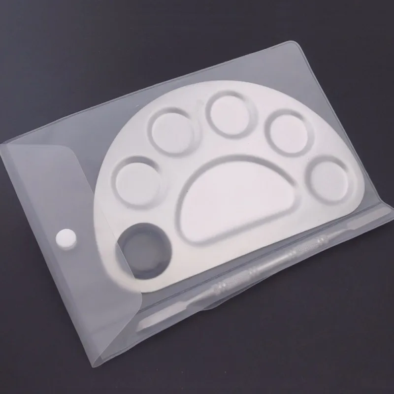 Professional Cosmetic Nail Makeup Mixing Palette Spatula Tool High Quality Stainless Steel Hands-free Matte Packing Professional Cosmetic Nail Makeup Mixing Palette Spatula Tool High Quality Stainless Steel Hands-free Matte Packing