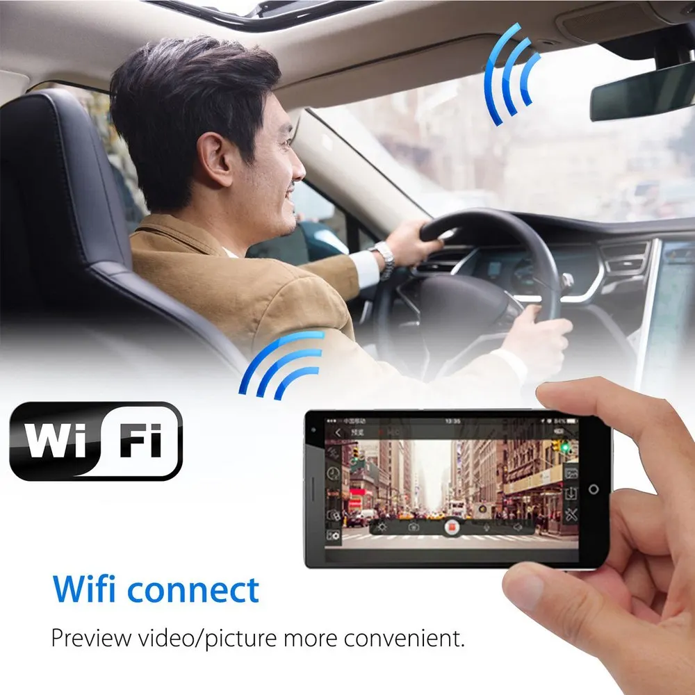 Видеорегистратор Mini 360 ° С Gps Навигатором Wi Fi 1080P|Видеорегистраторы| |