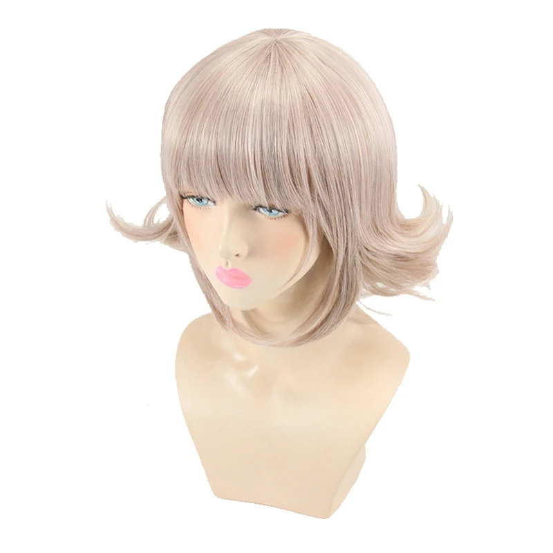 Coshome DanganRonpa Chiaki Nanami Cosplay Costumes Wigs Women Cotton Hoodies Green Coat Halloween Party School Girls Uniforms (5)