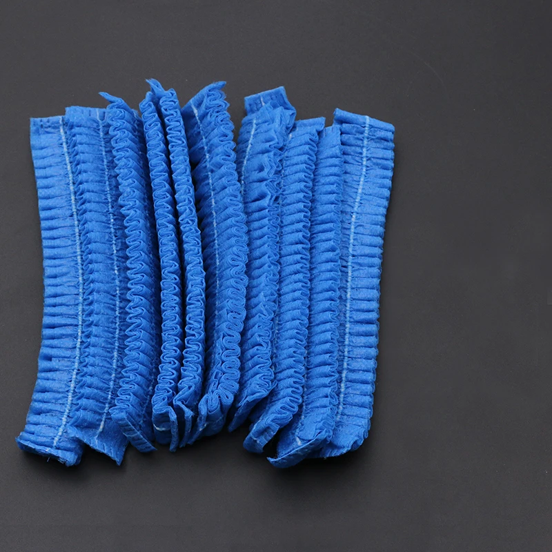 Beauty & Health Accessories Makeup Tool Kit Disposable blue woven caps Medical sterile caps Makeup Tool Kit