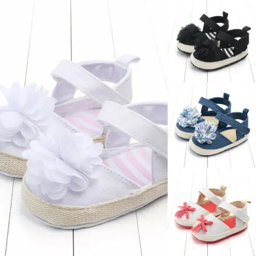 Лето Neugeborenes kind syauglingsbaby-myadchen-nette bluumen-Sandale-Sommerkrippe-Schuhe