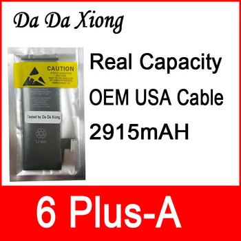 

50pcs/lot Real Capacity 2915mAh Core Protection board 3.82V Zero cyclic Battery for iPhone 6 6G Plus 5.5" repair parts 6 Plus-A