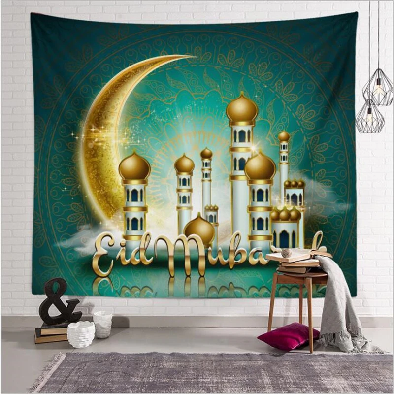 Festive Vintage Ramada Moon Holiday Gift Decoration Tapestry Wall Hanging Beach Towel Blanket Shawl Home | Дом и сад