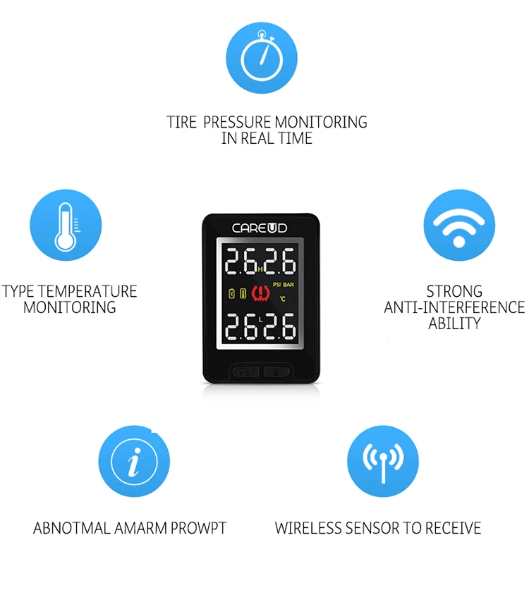 CAREUD U912 MAZDA TPMS Tire pressure Alar (9)