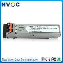 1,25G 1290nm CWDM SFP 80 км 1270nm~ 1610nm двойной волоконный DDM LC SFP модуль, 1,25G 1290nm оптический приемопередатчик CWDM SFP мини-модуль GBIC