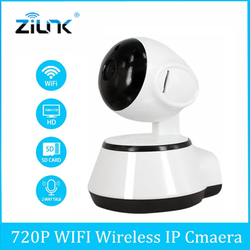

ZILNK 720P HD Network Wifi Mini IP Camera Indoor Smart P2P Baby Monitor Two Way Audio Wireless Surveillance Camera Whosale