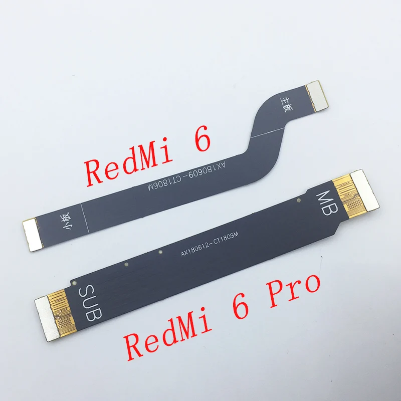 

Main Board For Xiaomi Redmi 6 Pro 6A Motherboard Connector Flex Cable Mainboard Repair Parts