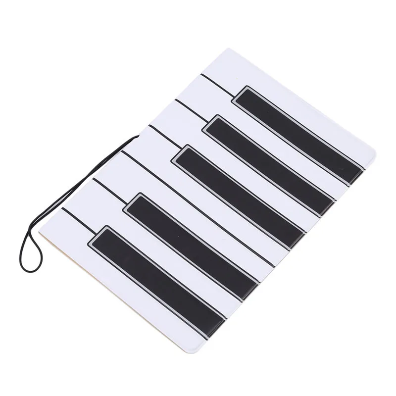 Men And Women Piano Keys Case Passport Cover Men 3D Design Synthetic Leather Travel Passport Holder 14*10cm