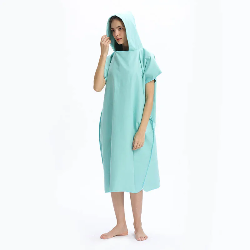 75x100 см накидка из микрофибры пляжное полотенце Быстрый купальный халат для сушки для взрослых женщин с капюшоном сменная одежда банное полотенце s