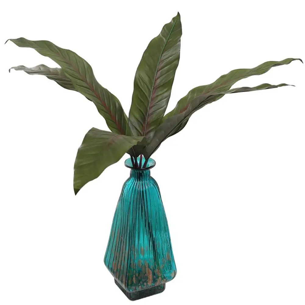 

New 1Pc Artificial Plants Green Ginger Leaf Plant Home Wedding Garden DIY Party Stage Craft Decor