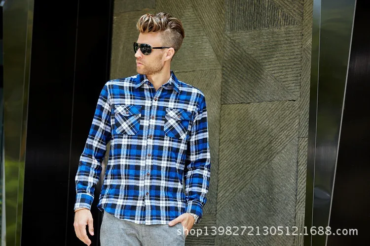 plaid shirt outfits for guys
