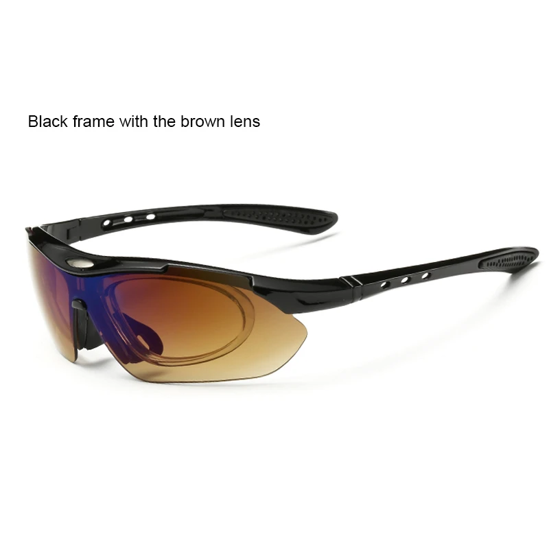 Polarized Cycling Sunglasses Outdoor Sport Windproof eyewear Mountain Bike Motorcycle Sun glass accessories 1 frame 5 lens/lot