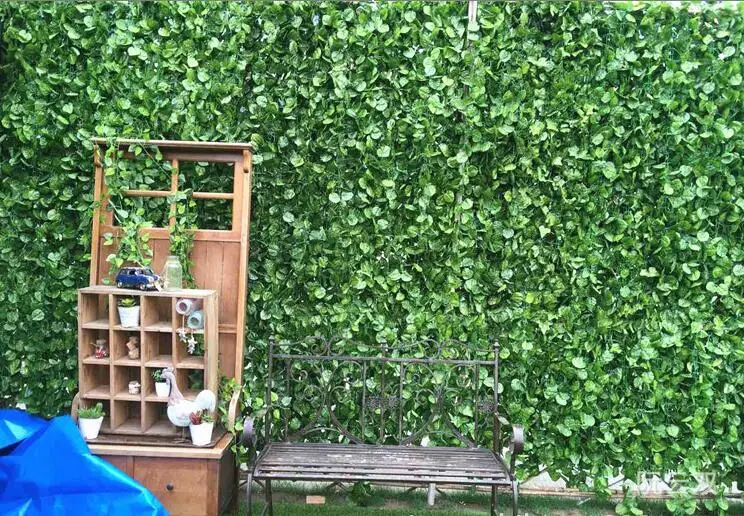Поверхностный ротанга стены evergreen плюща лозы потолок украшены пластиковыми цветами, Штампованные Железные виноградные листья
