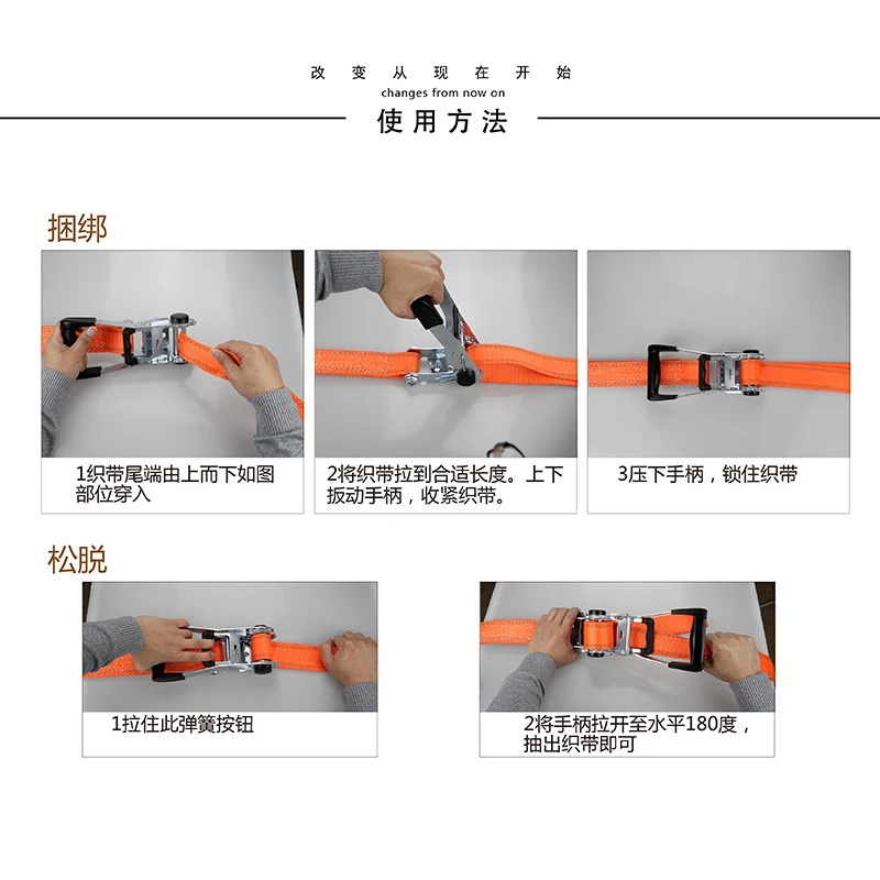 FUWAYDA 5-Ton 8M Heavy Duty Vans Truck Trailers Ships large equipment steel timber Logistics Bale Strap Tensioners Bundle Strap