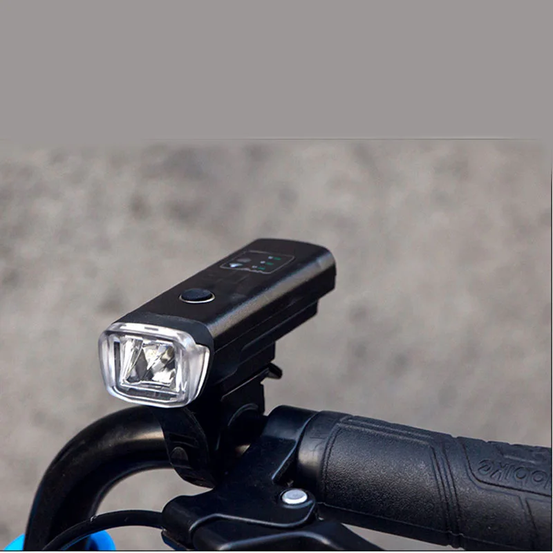 Discount USB Rechargeable Bike Front Light Cycling Waterproof Bike Headlights With Remote Button Front Built-in Battery Bike Accessories 2