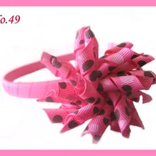 60 шт. Модные Симпатичные повязки на голову смешанные цвета коркер повязки для волос банты для волос «коркер»