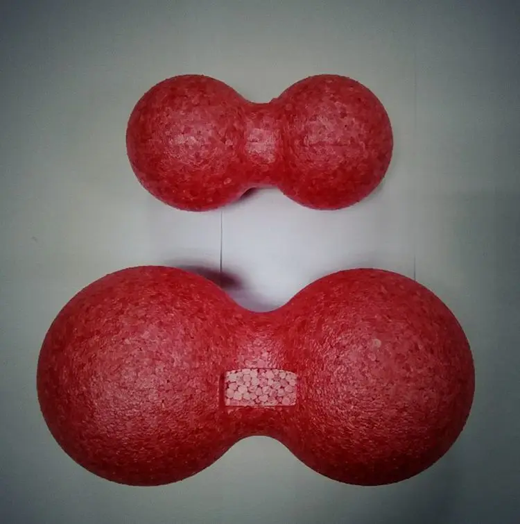 Nanometer мяч бар Бодибилдинг Йога двойной, для Лакросса Массажный мяч мобильность Myofascial триггер точка релиз арахиса мяч