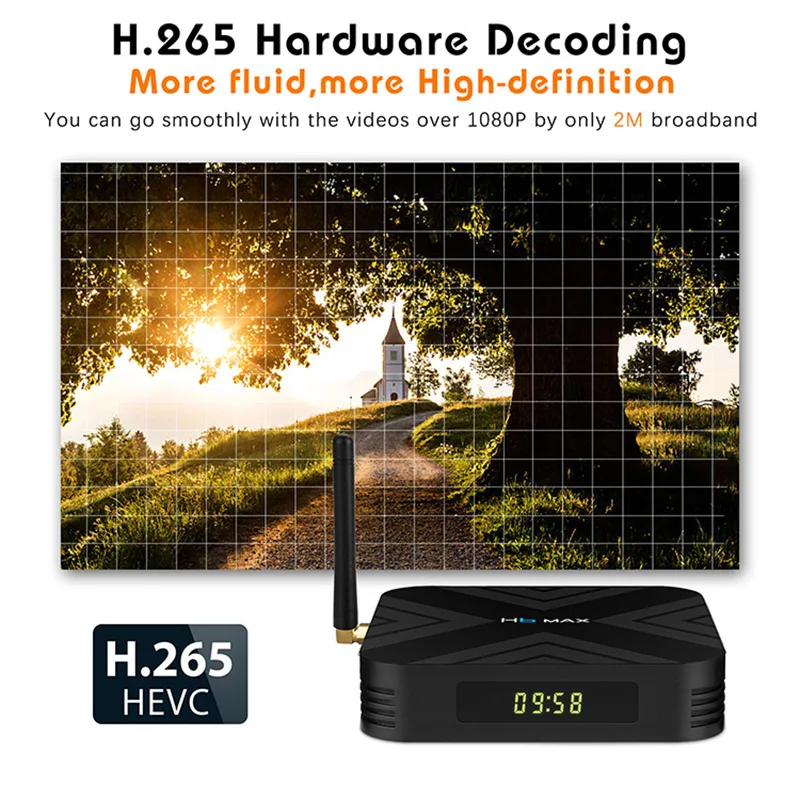 H6 MAX Android 9,0 ТВ коробка 4 Гб DDR3 32 ГБ памяти на носителе EMMC Allwinner H6 чип смарт Декодер каналов кабельного телевидения Поддержка 4 K 6 K 2,4G WI-FI лучше TX6 ТВ коробка андроид тв приставка