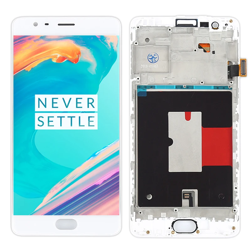 Черный белый a3003 ЖК-дисплей для oneplus a3000 Дисплей для One Plus oneplus 3 A3000 A3003 ЖК-дисплей Дисплей планшета Сенсорный экран с рамкой