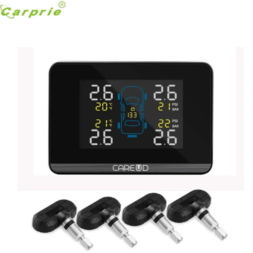 Creative Design Universal Auto Wireless font b TPMS b font Tire Pressure Monitor System 4 External