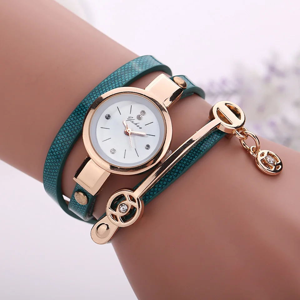 

Women Gold Bracelet Watch Female Quartz Wristwatches Quartz Watch Ladies' Fashion Watches Eye Gemstone Luxury Watches kol saati