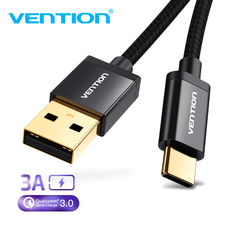 Vention USB Type C кабель передачи данных для быстрой зарядки Samsung Galaxy S9 S8 Xiaomi Huawei one plus 5t 6