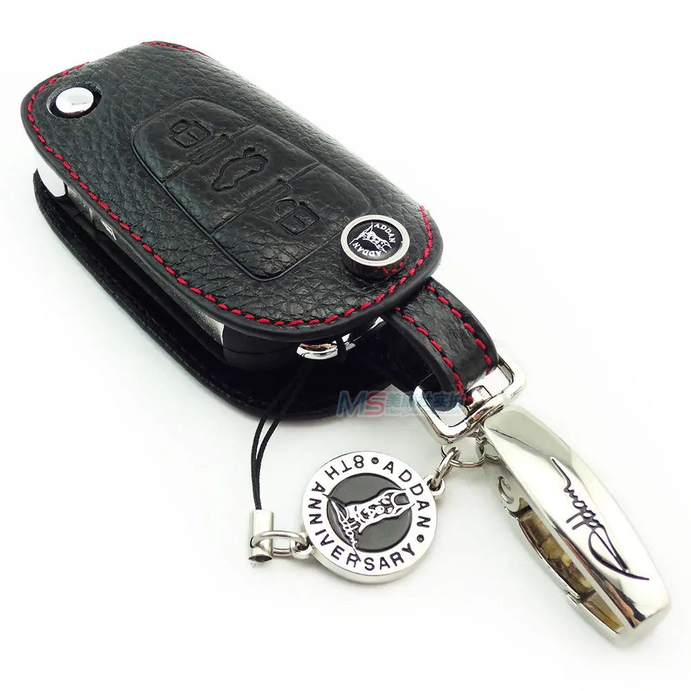 Genuine Leather Car Key fob Cover Key Protective Case for Roewe 750 350 w5 and MG 2015 GT GS MG5
